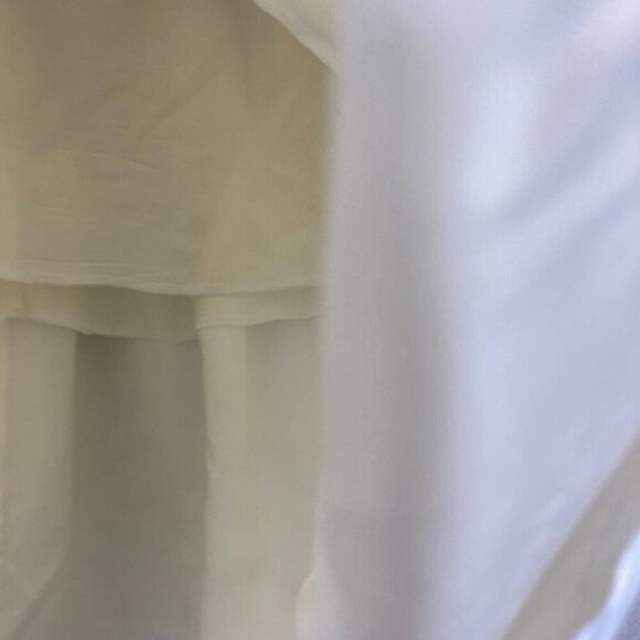 Rina diMontella Lace Satin Dress Womens Size 6 Black Ivory Knee Prom Hoco Formal - Picture 11 of 16